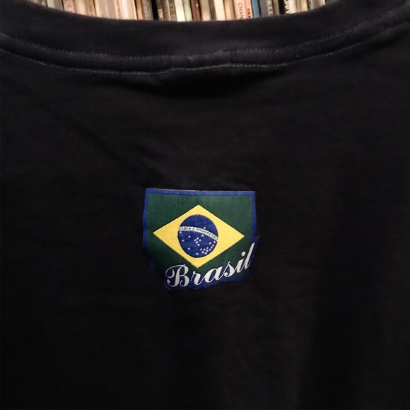Vintage Embroidered Brazil Tee soccer size large - Picture 4 of 5